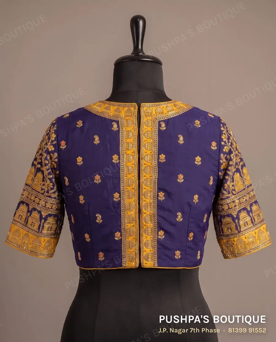 Princess cut blouse PB-323, high back, three quarter sleeve, photo 2