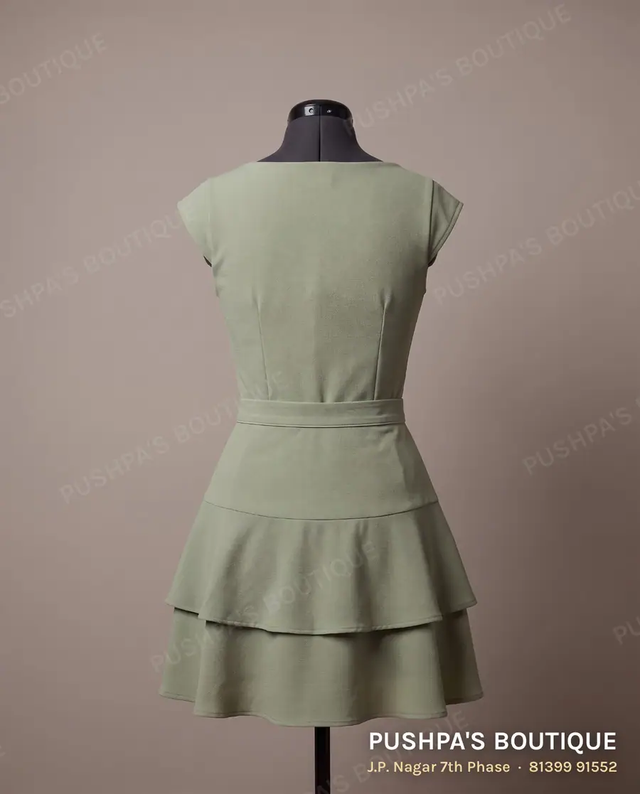Skirt PB-328, sweetheart neck, cap sleeve, photo 2