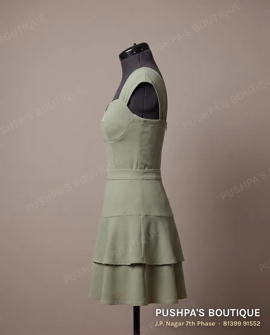 Skirt PB-328, sweetheart neck, cap sleeve, photo 3