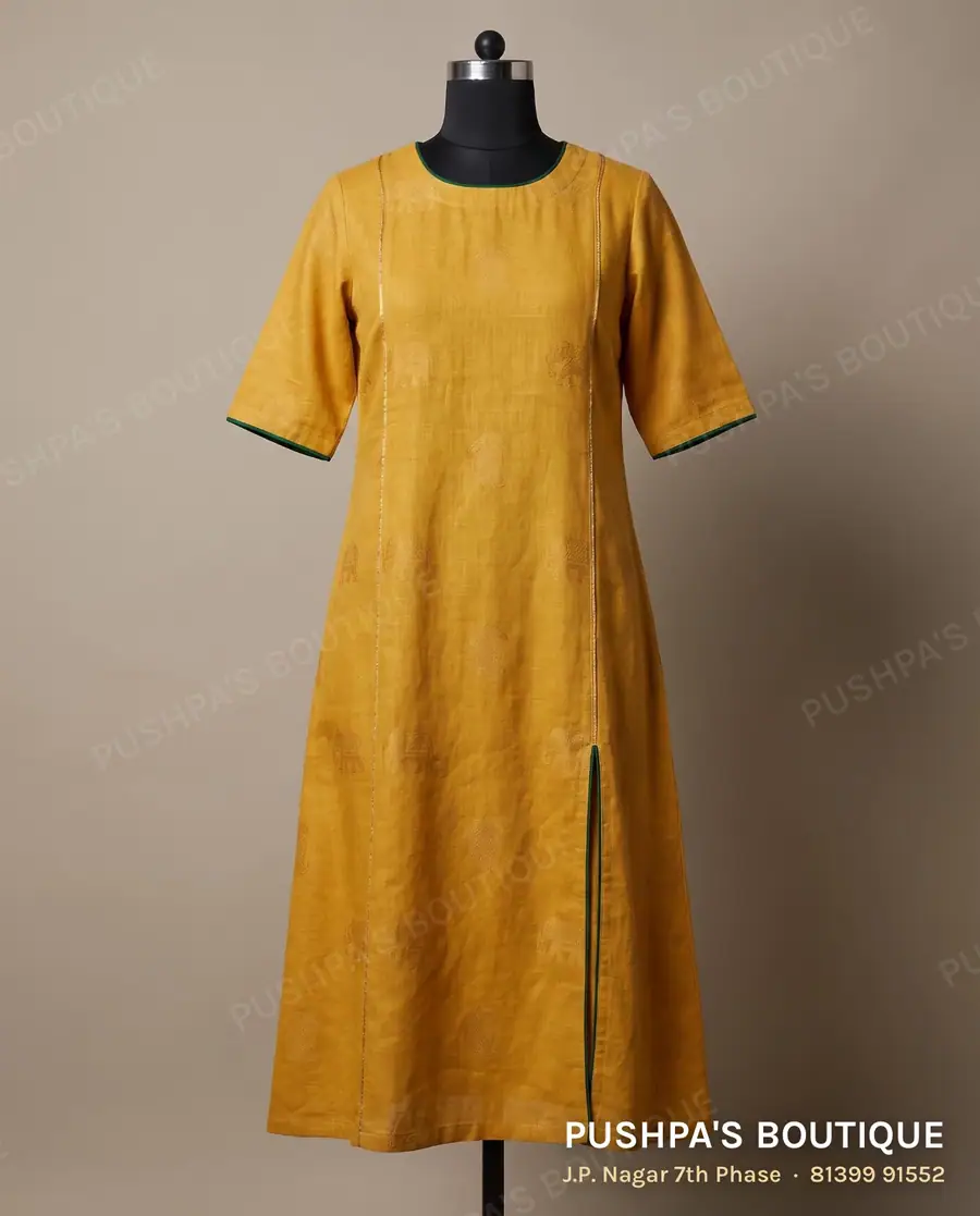 Kurta PB-331, round neck, elbow sleeve