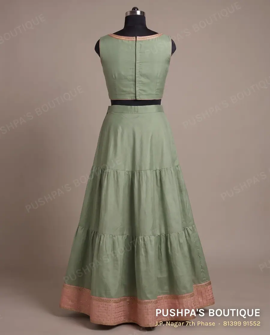 Skirt PB-336, boat neck, sleeveless, photo 2