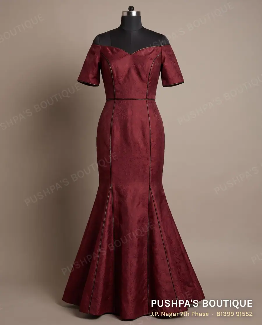 Gown PB-339, short sleeve