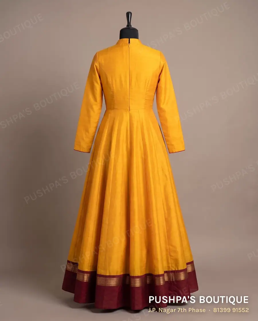 Gown PB-343, high neck, full sleeve, photo 2