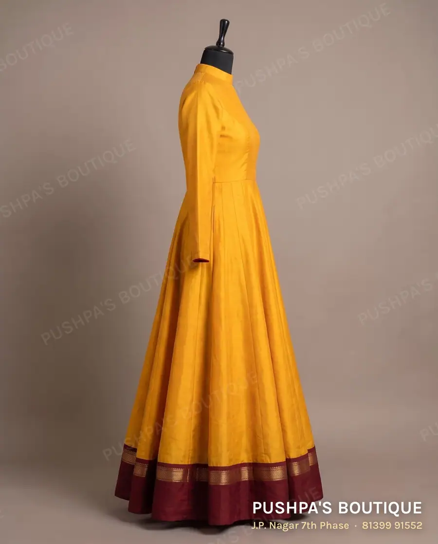 Gown PB-343, high neck, full sleeve, photo 3