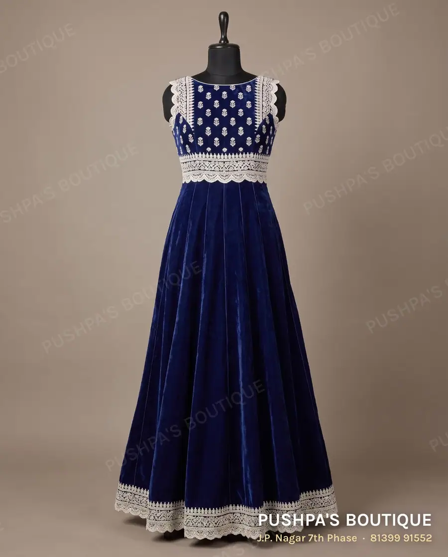 Gown PB-345, boat neck, sleeveless