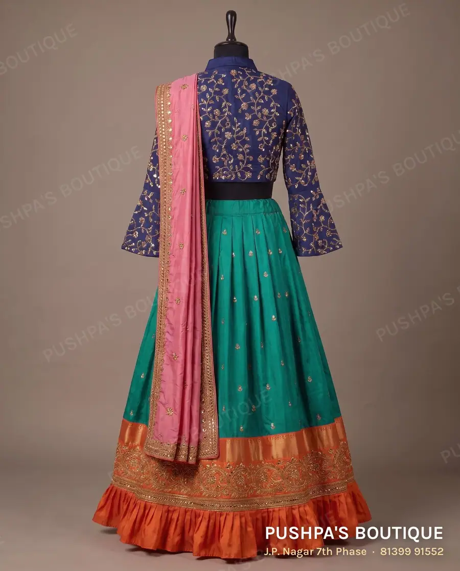 Langa davani (half saree) PB-355, collar, photo 2
