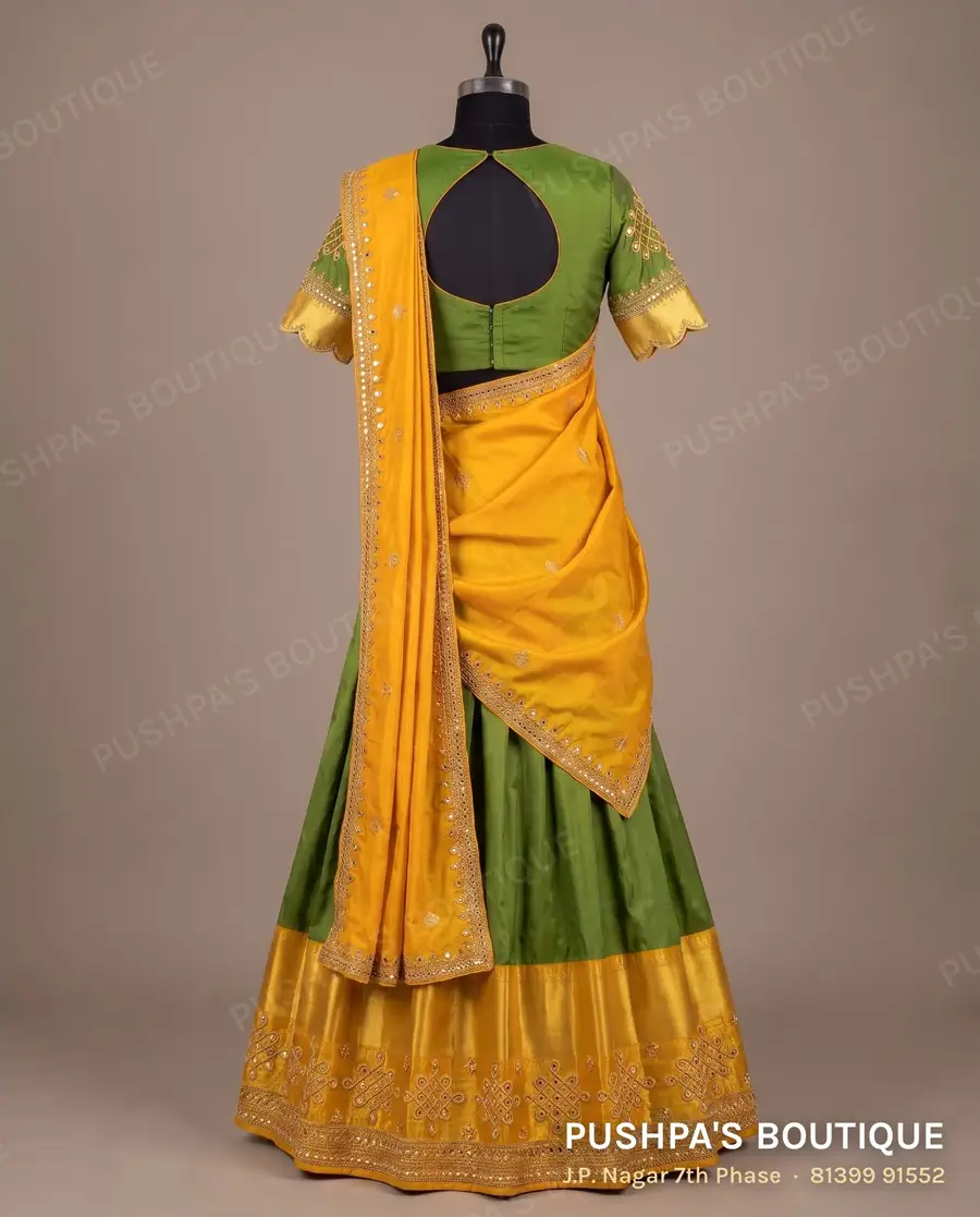 Langa davani (half saree) PB-361, short sleeve, photo 2