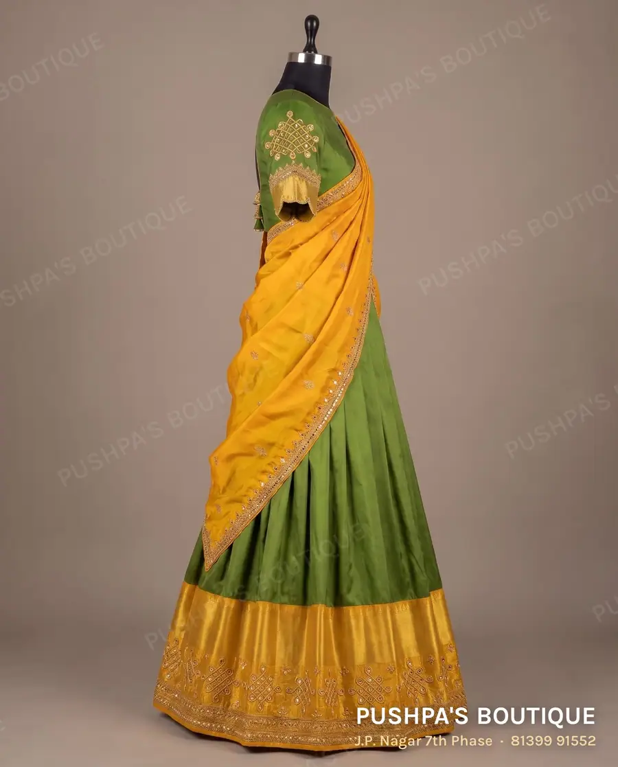 Langa davani (half saree) PB-361, short sleeve, photo 3