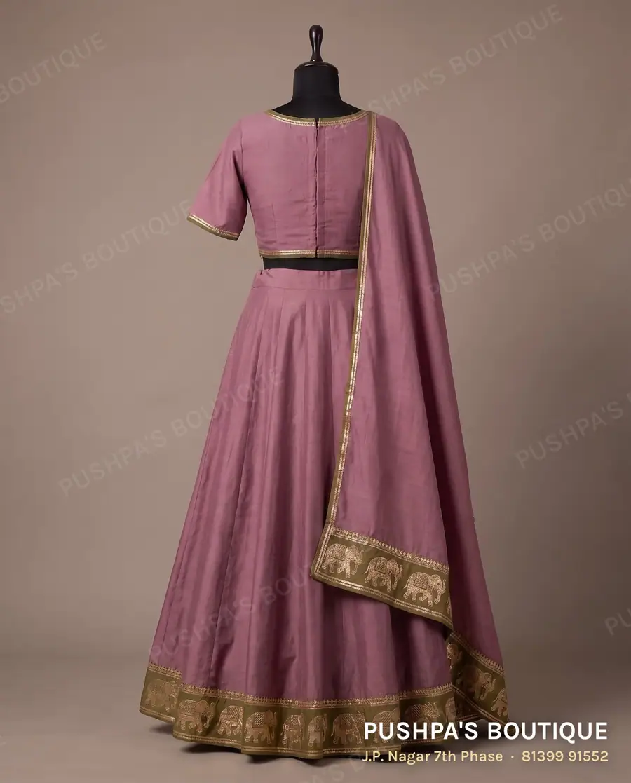Lehenga PB-367, round neck, short sleeve, photo 2