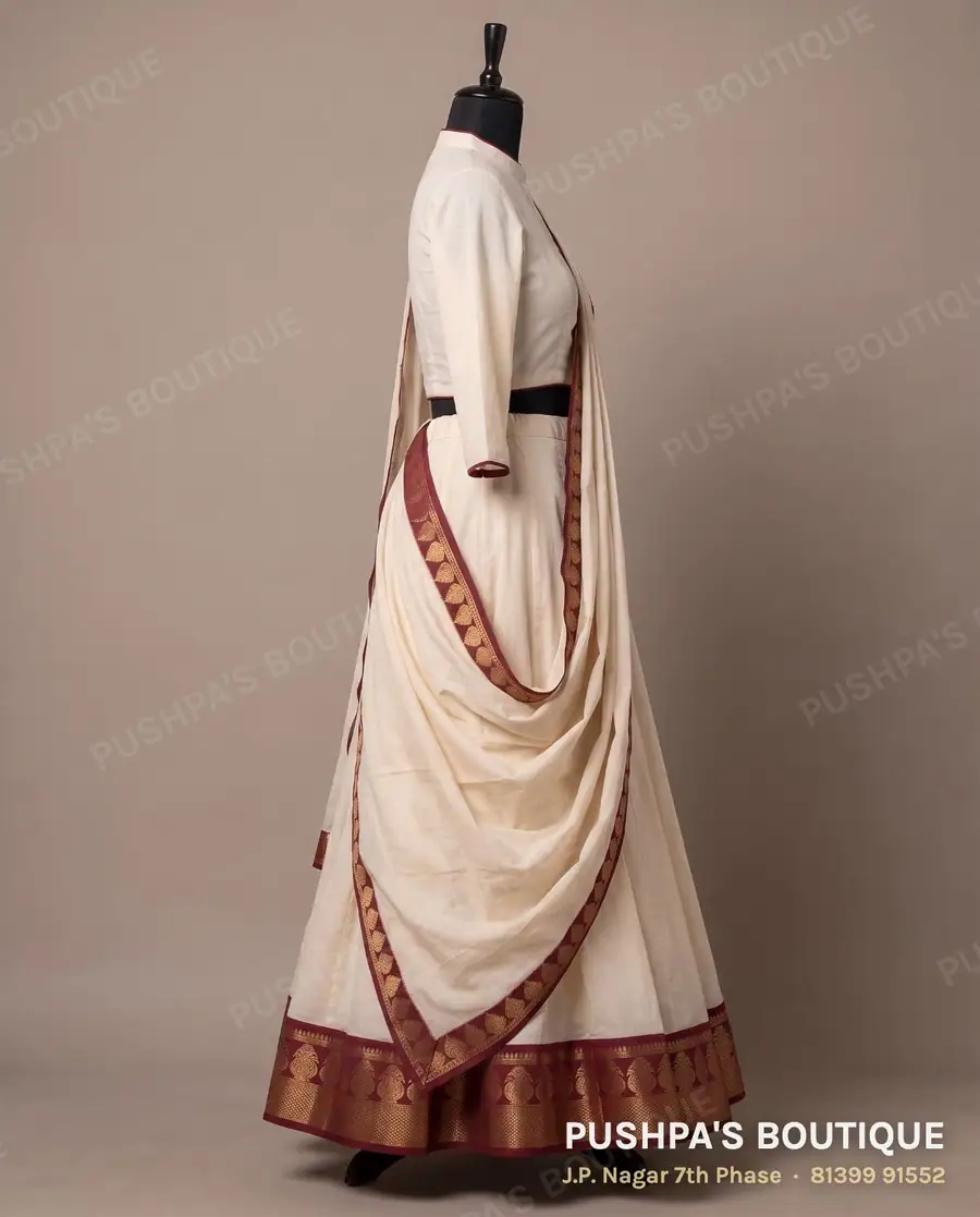 Lehenga PB-369, high neck, three quarter sleeve, photo 3
