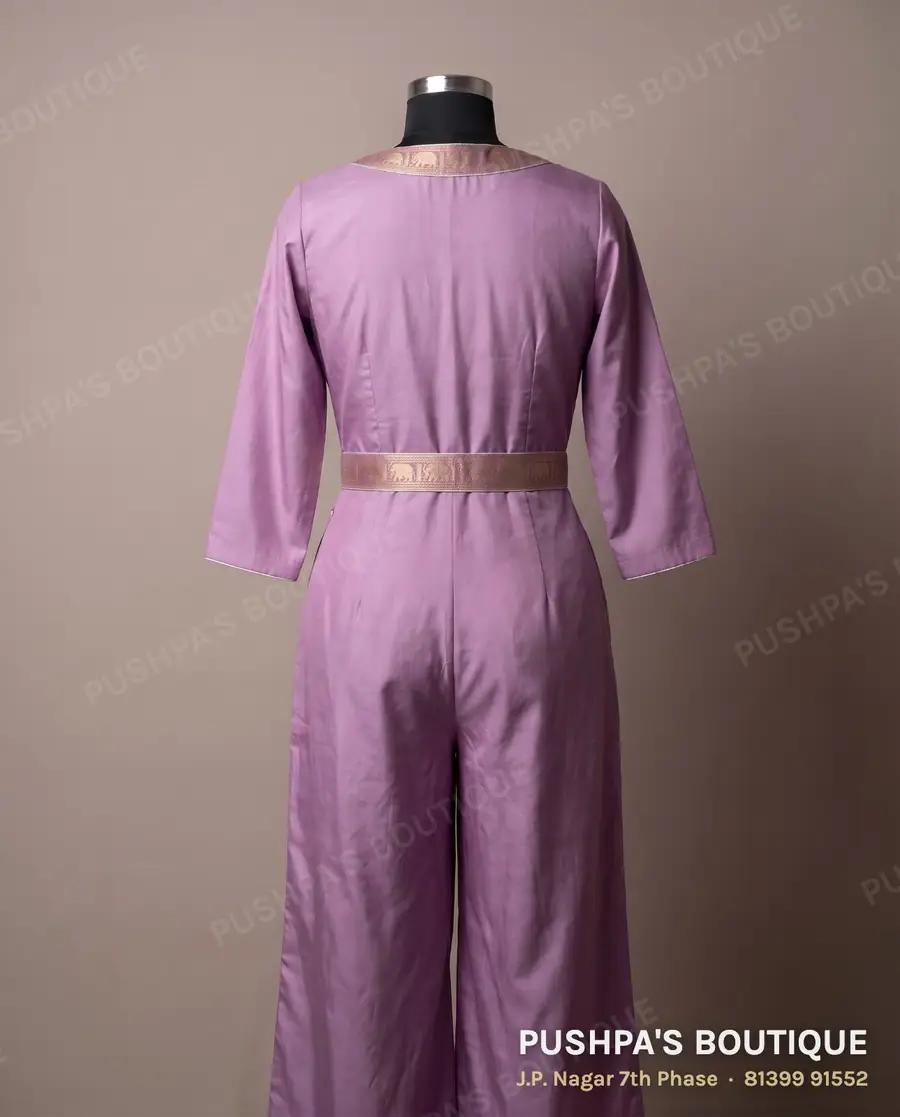 Indo-western outfit PB-372, V neck, three quarter sleeve, photo 2
