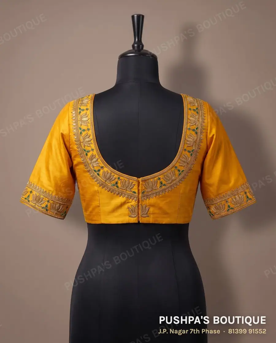 4 dot blouse PB-376, V neck, dori back, photo 2