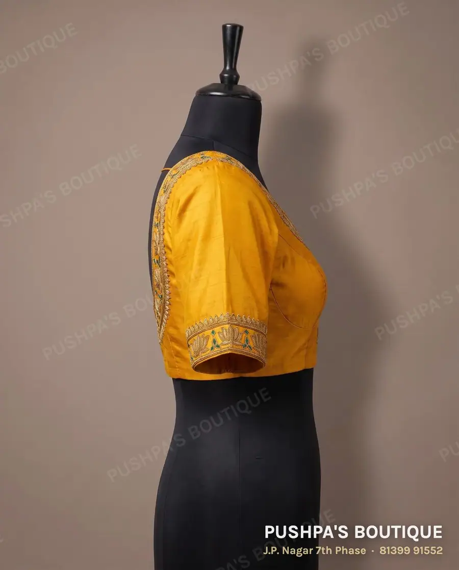 4 dot blouse PB-376, V neck, dori back, photo 3