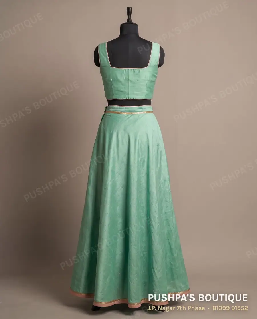 Skirt PB-380, square neck, sleeveless, photo 2