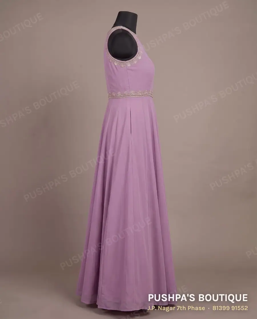 Gown PB-385, high neck, sleeveless, photo 3