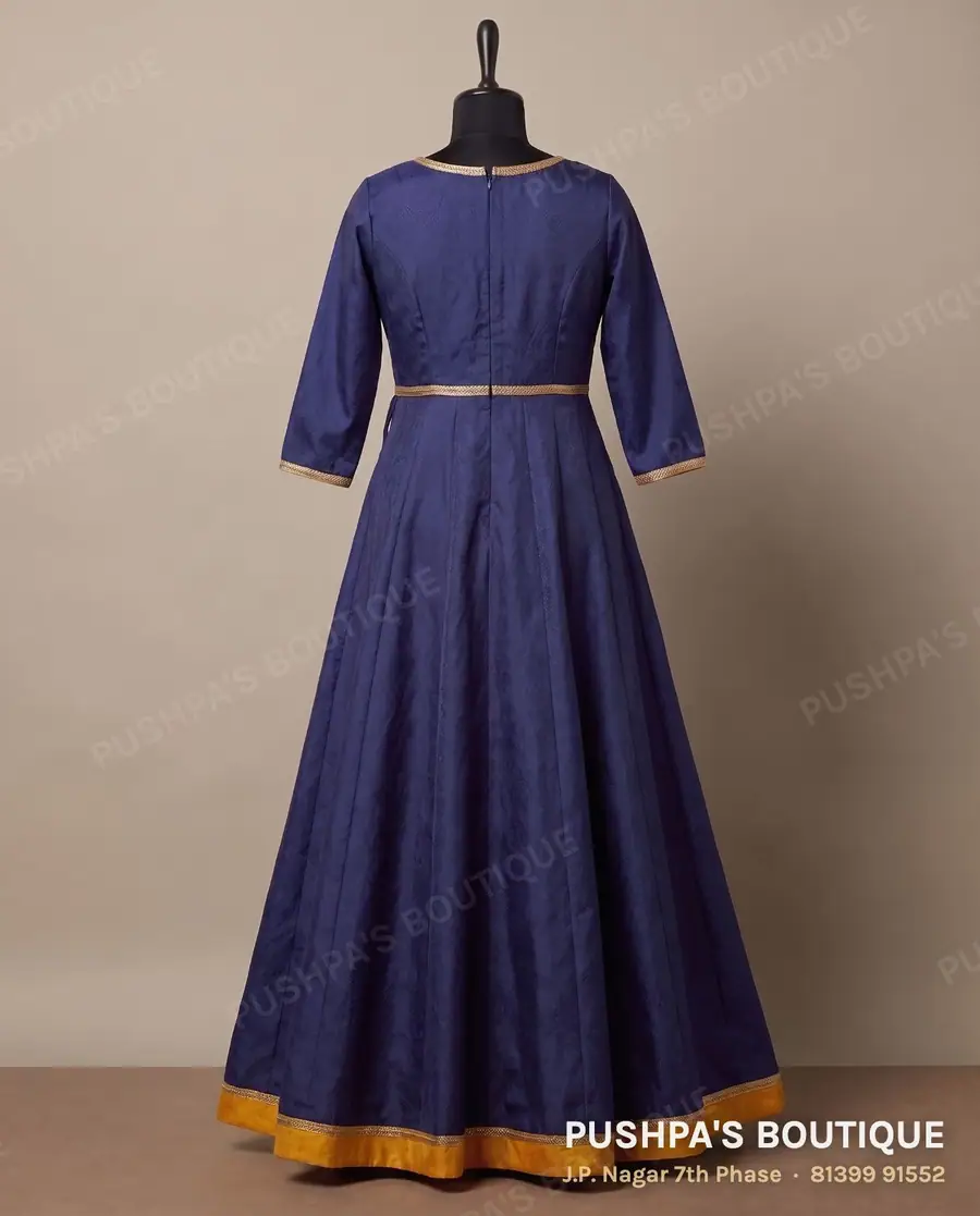 Gown PB-395, round neck, three quarter sleeve, photo 2