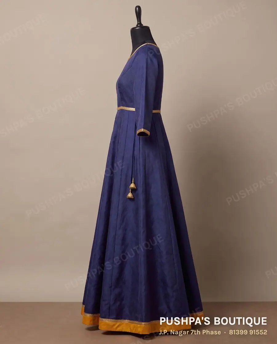 Gown PB-395, round neck, three quarter sleeve, photo 3