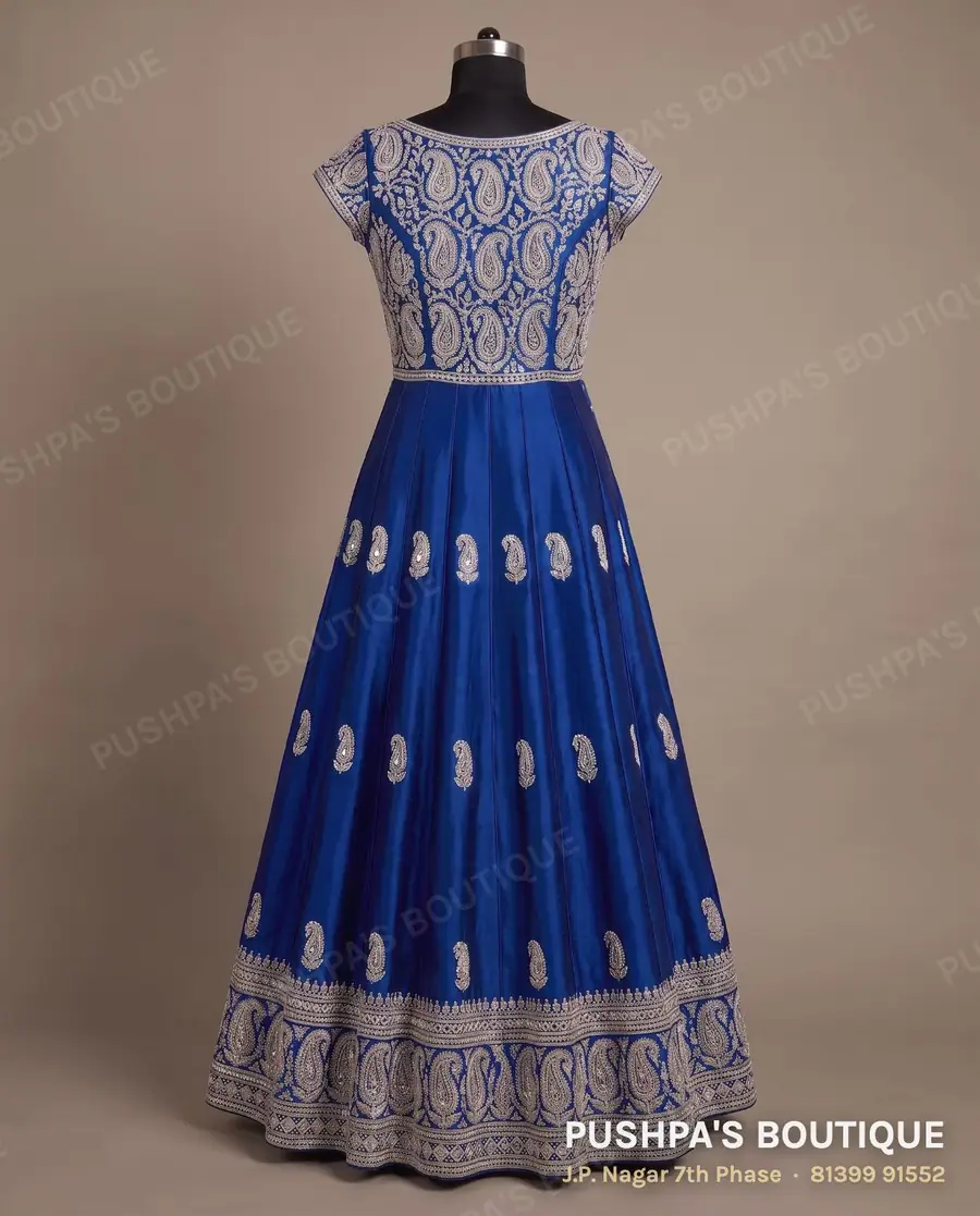 Gown PB-396, boat neck, cap sleeve, photo 2