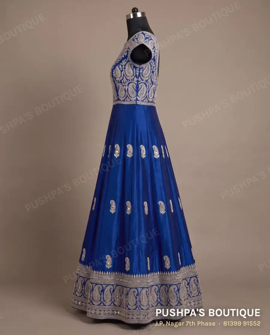 Gown PB-396, boat neck, cap sleeve, photo 3