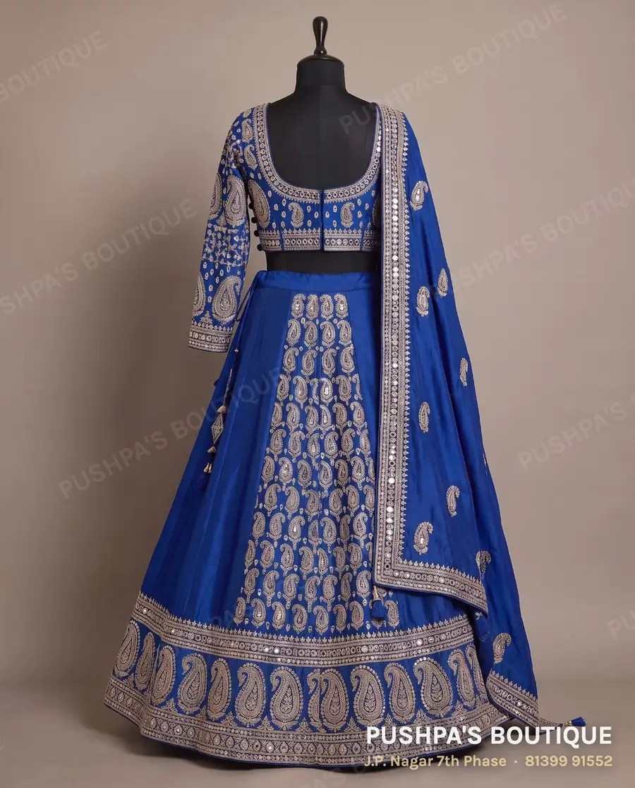Lehenga PB-398, square neck, full sleeve, photo 2