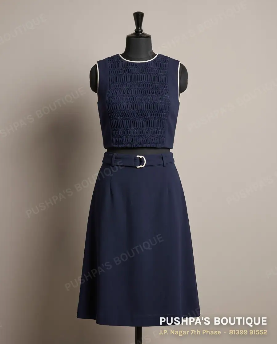 Co-ord set PB-405, round neck, sleeveless