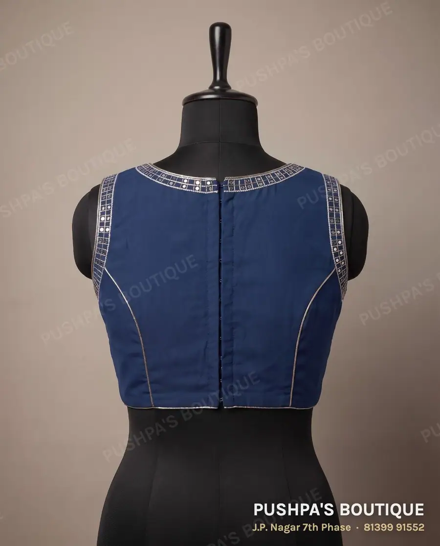 Princess cut blouse PB-409, dori back, sleeveless, photo 2