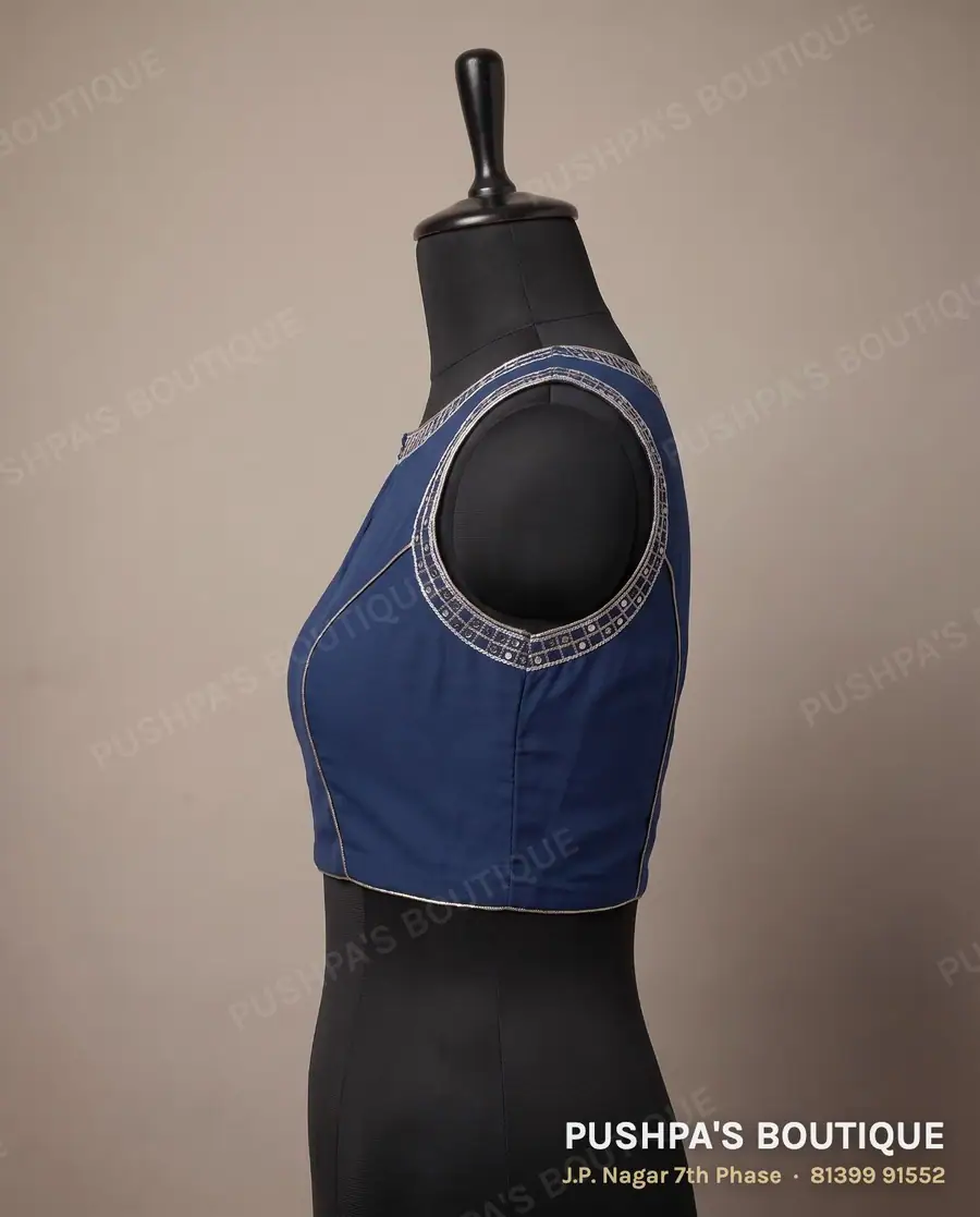 Princess cut blouse PB-409, dori back, sleeveless, photo 3