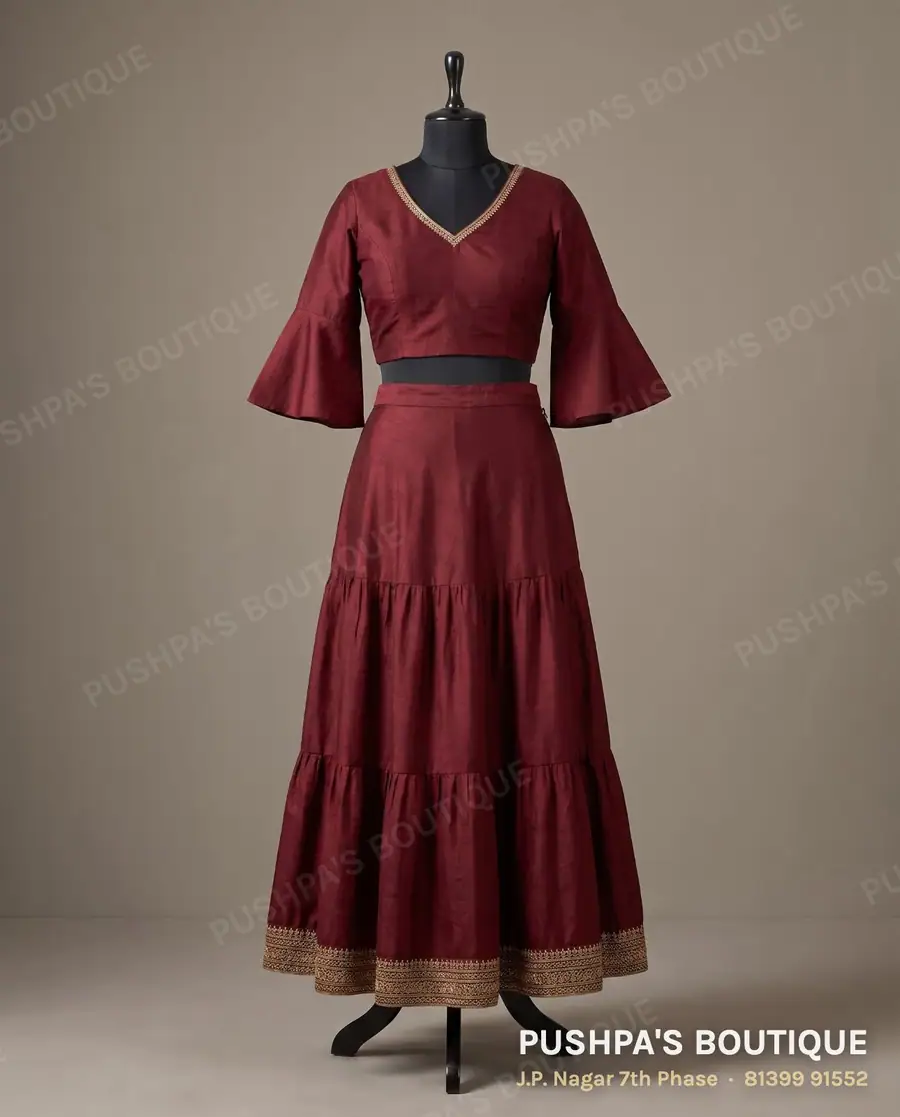 Skirt PB-413, V neck