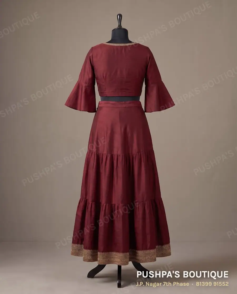 Skirt PB-413, V neck, photo 2