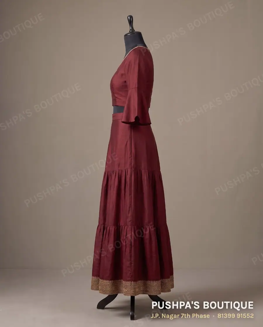 Skirt PB-413, V neck, photo 3