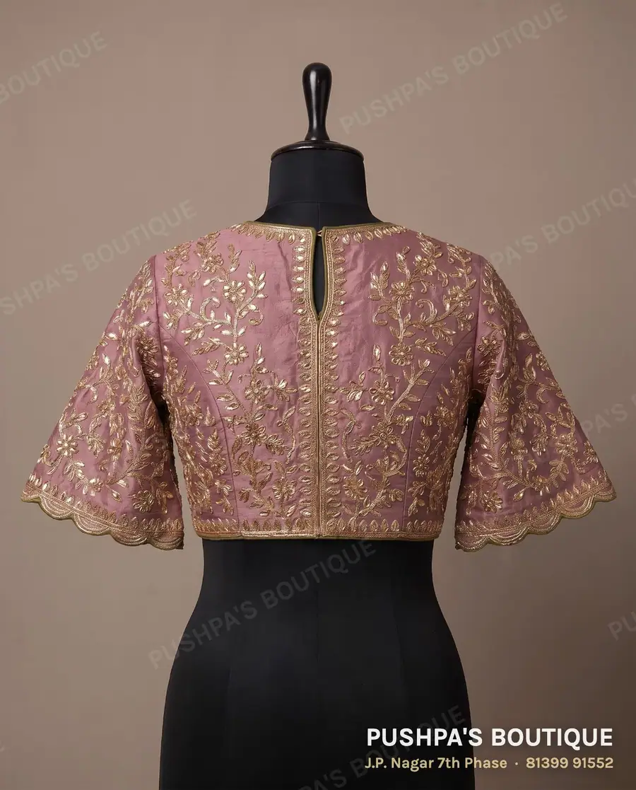 Princess cut blouse with pads PB-417, window back, photo 2