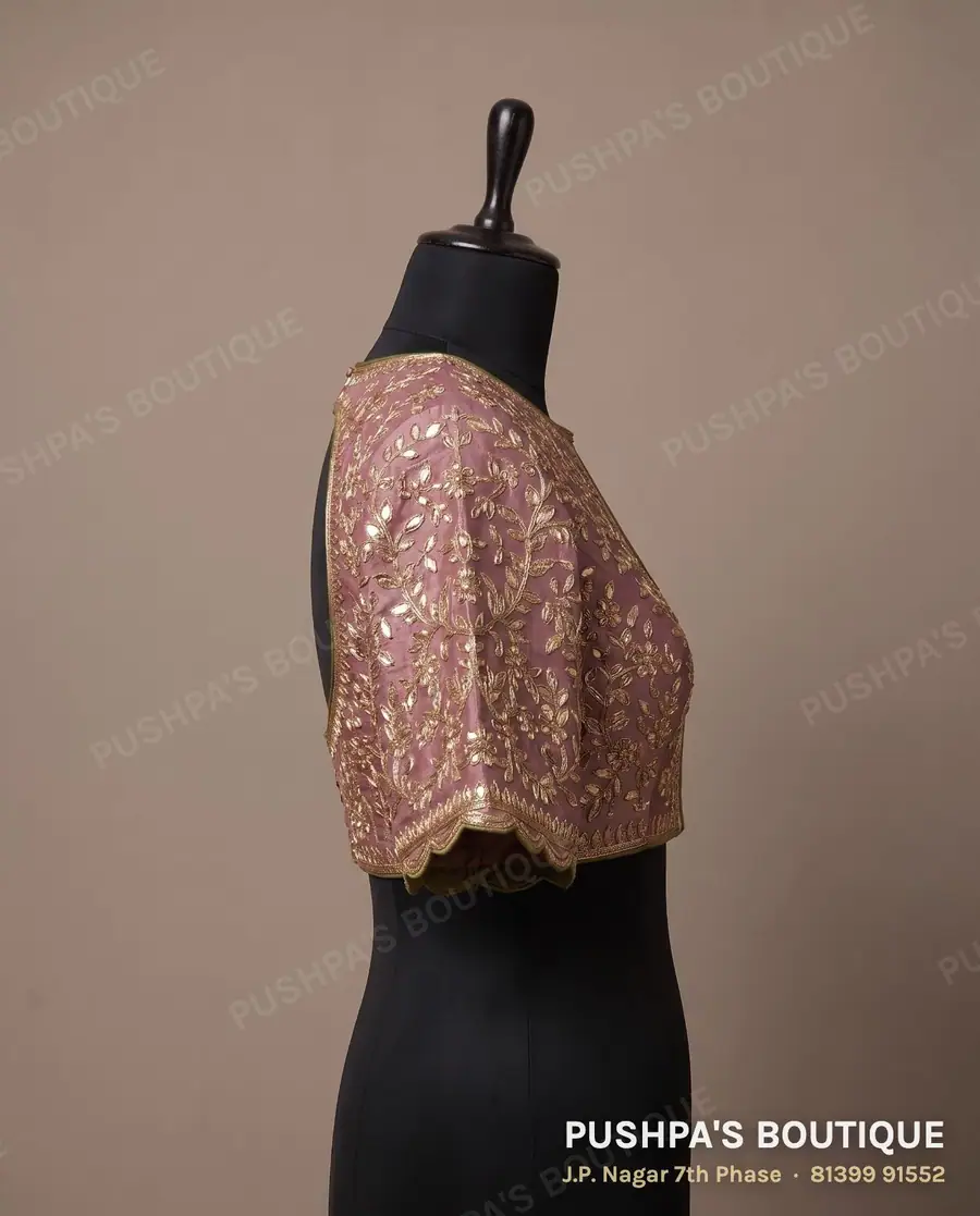 Princess cut blouse with pads PB-417, window back, photo 3