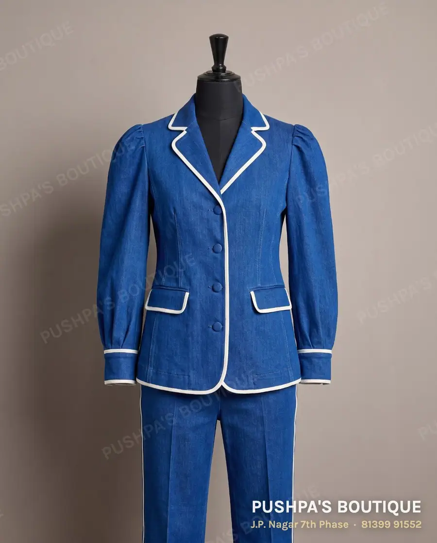 Western outfit PB-428, collar, puff sleeve