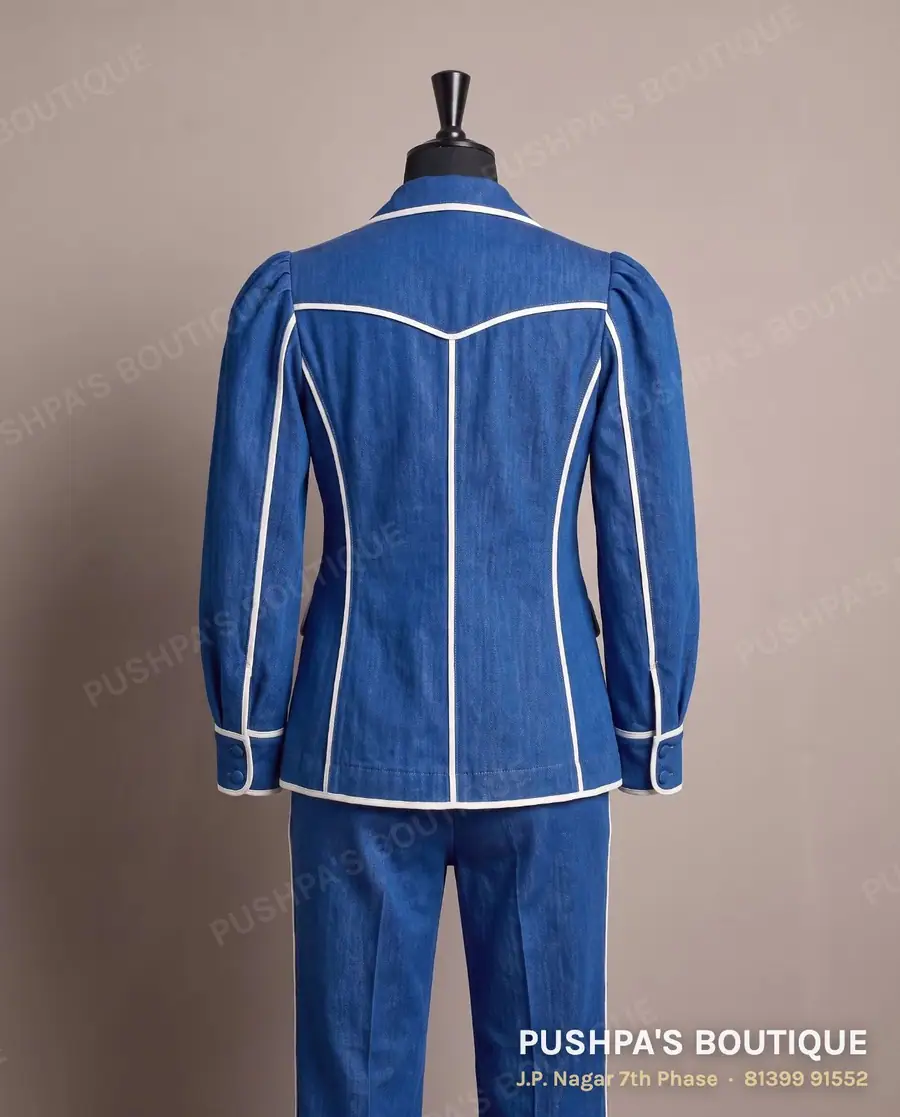 Western outfit PB-428, collar, puff sleeve, photo 2